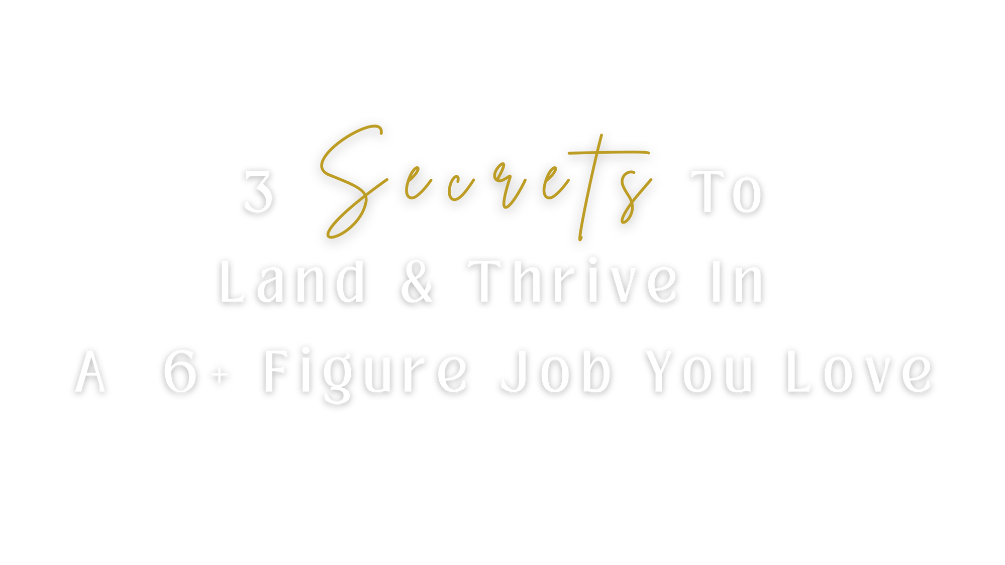 Career Clarity Masterclass Career Clarity Masterclass